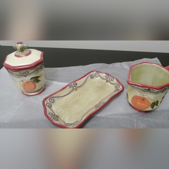 3 TABLETOPS MEDICI HAND PAINTED DISHWARE SET - Picture 4 of 5